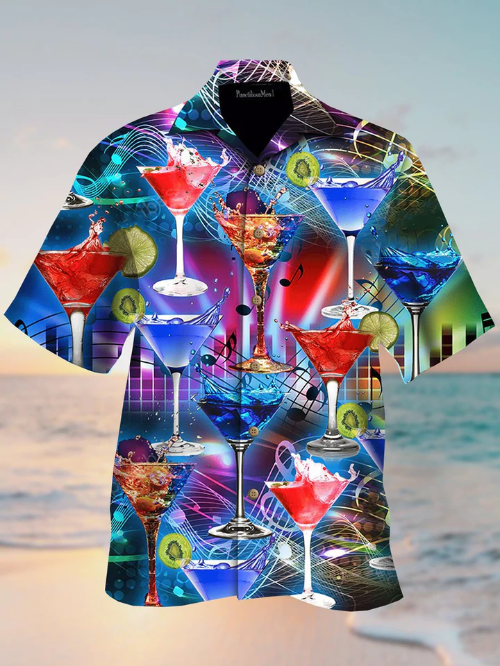 Music Martini Hawaii Shirt For Men And Women Ha55119