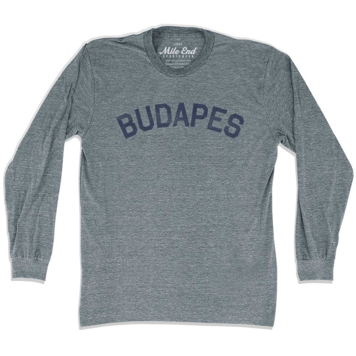 Budapes Vintage Long-Sleeve T-shirt