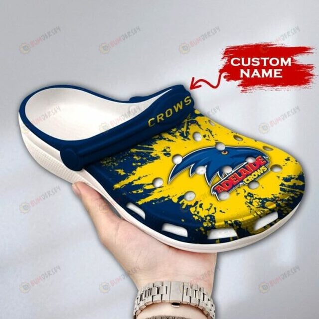 Adelaide Crows Custom Name Crocss Crocband Clog Comfortable Water Shoes – Aop Clog