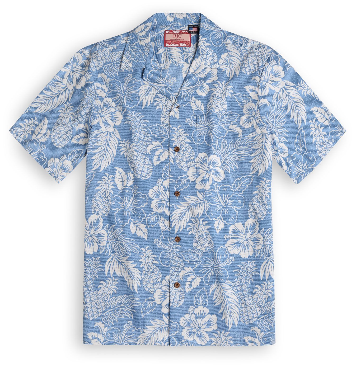 Wahiawa Blue White Unique Design Hawaiian Shirt Dhc18062243