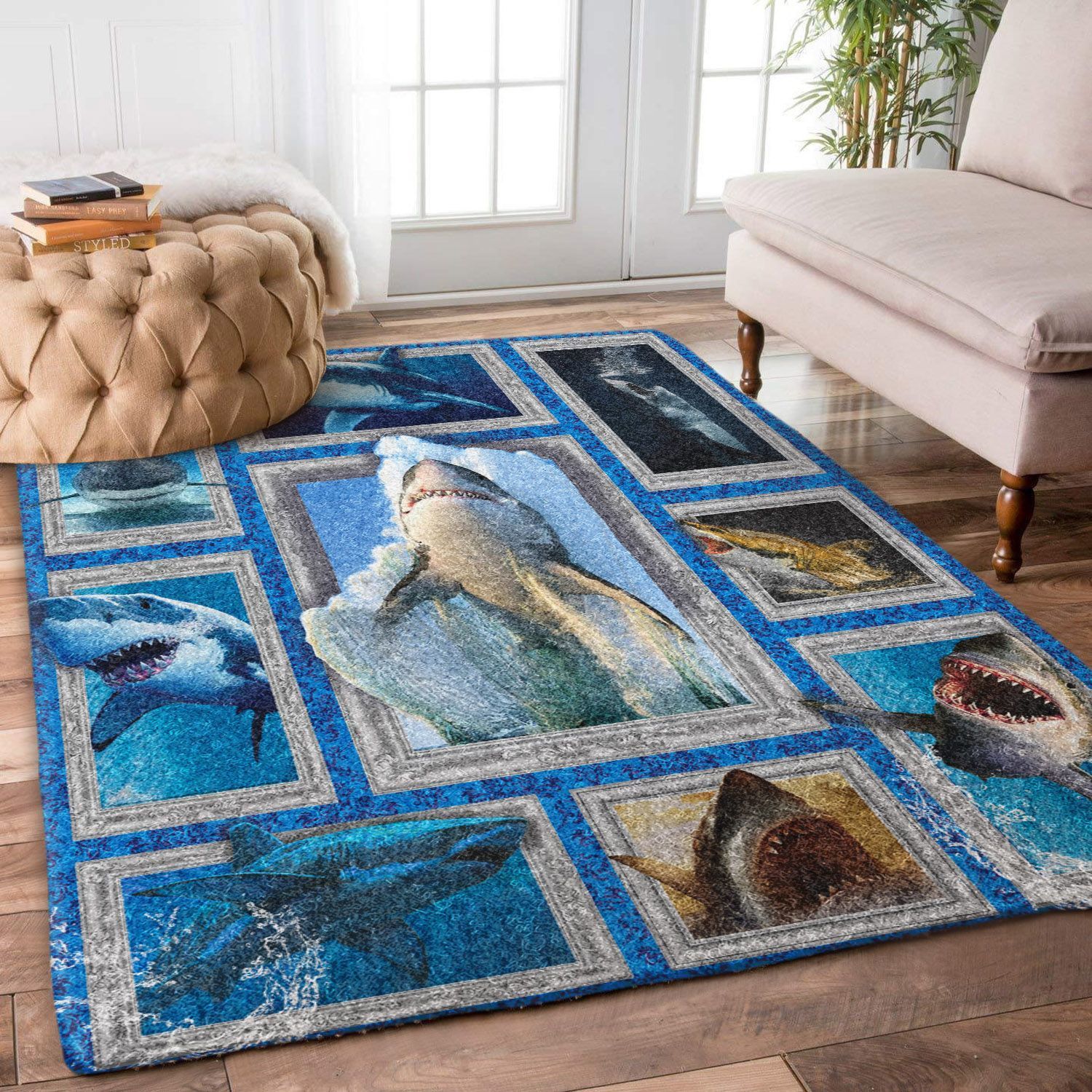 3d Huge Shark VT1101015R Rug