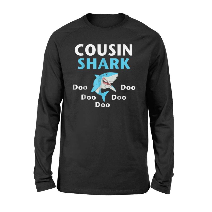 Cousin Shark Doo Doo Doo Long Sleeve T-Shirt