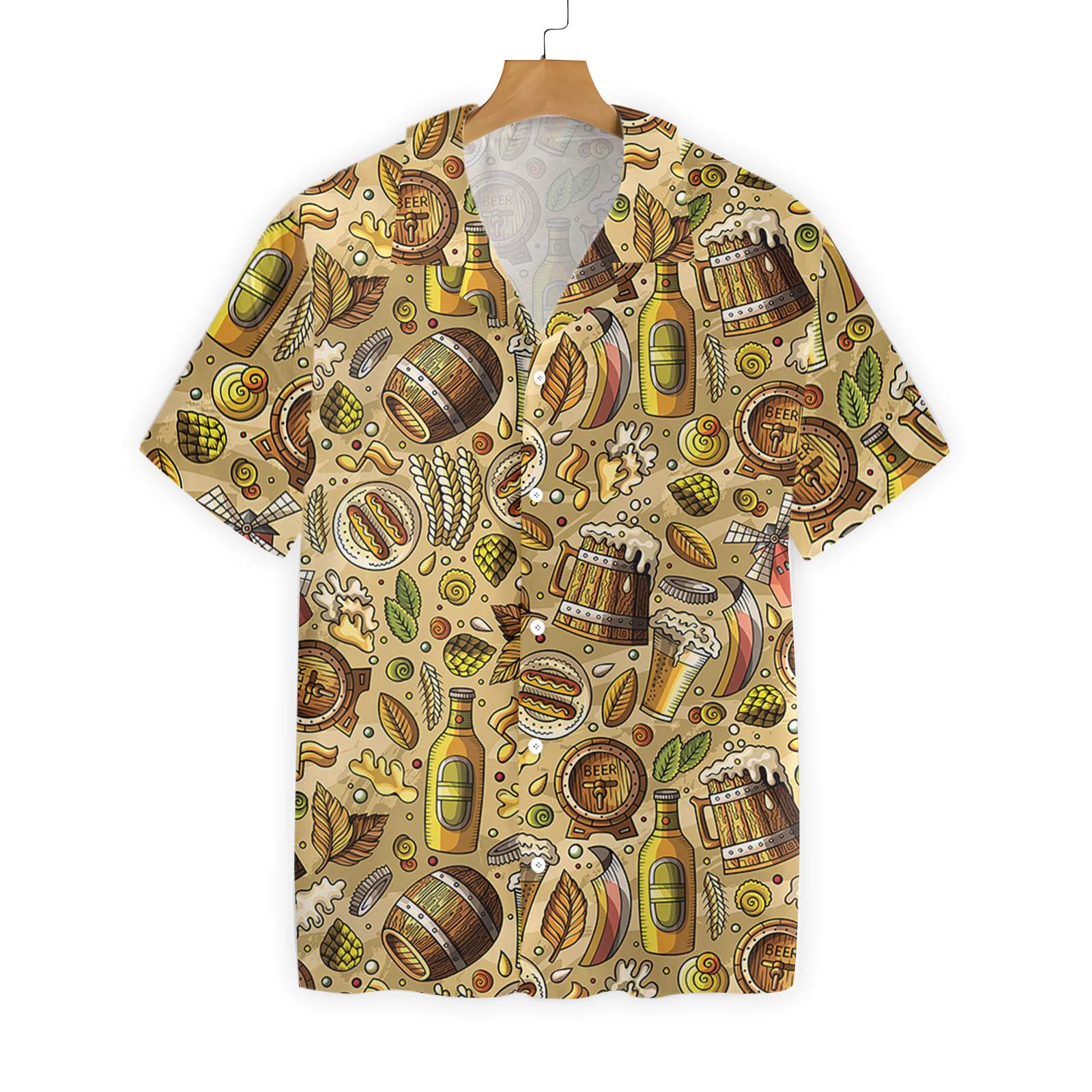 Beer Fest Seamless Pattern 2610 Hawaii Shirt Ha65775