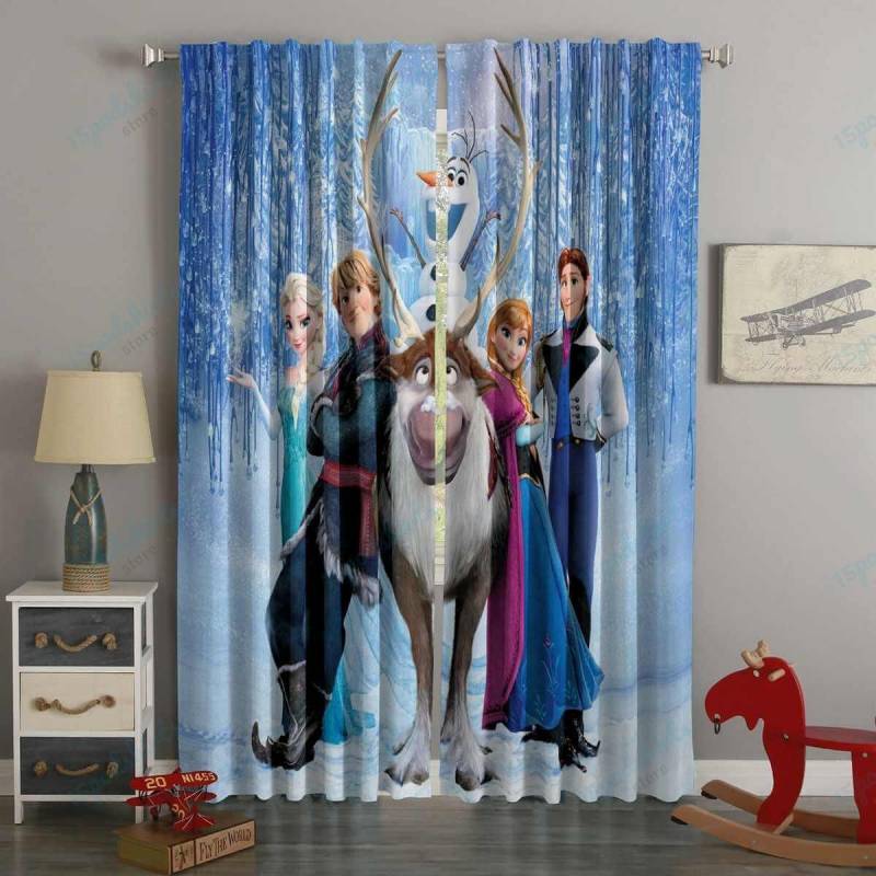 3D Printed Frozen Style Custom Living Room Curtains