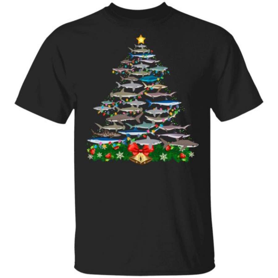 SHARK Christmas Tree Shirt SHARK Lovers Shirts – Cool Amazing Fashion