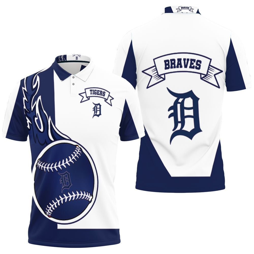 Detroit Tigers 3D Polo Shirt, Jersey