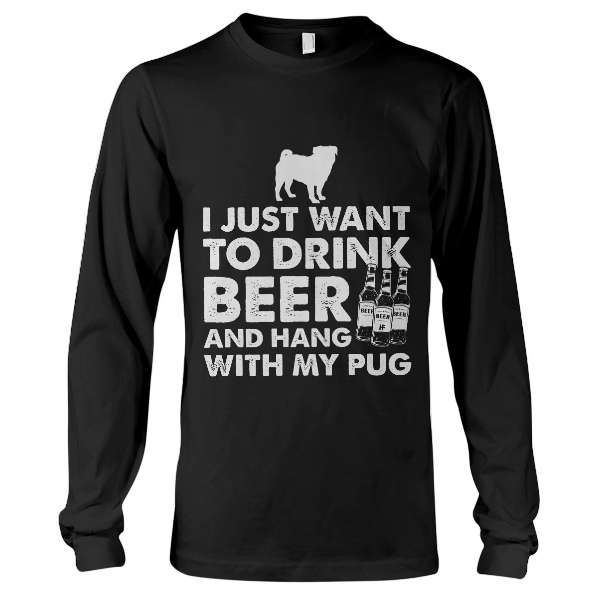 Pug Lovers Shirt 09 Ez01 1009 Long Sleeve T-Shirt