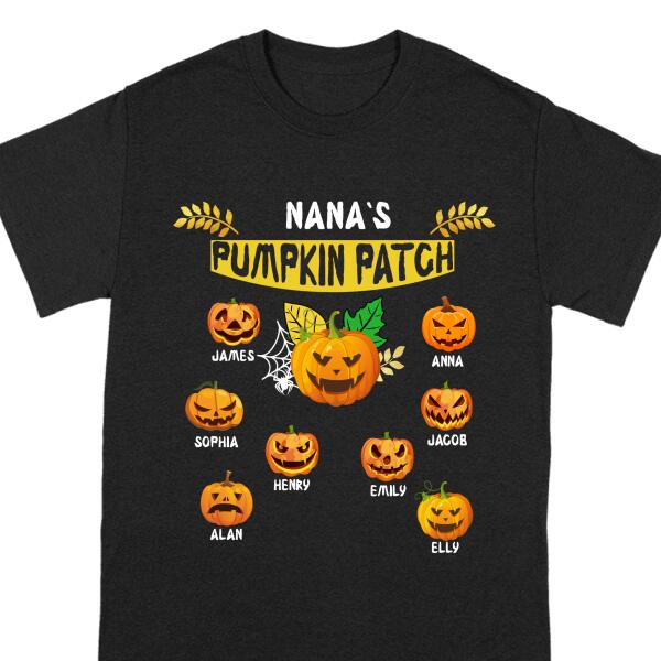 Pumpkin Patch ,Gift For Grandma | Personalized T-Shirt
