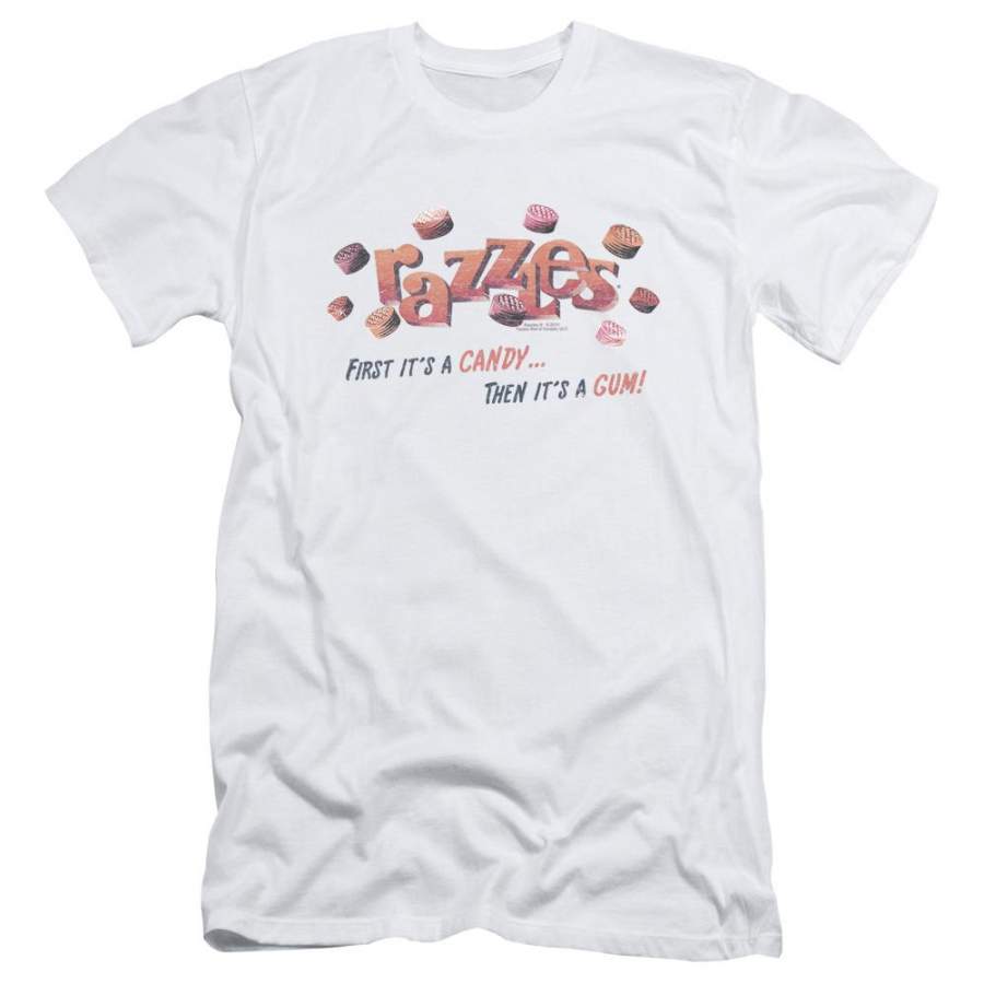 Dubble Bubble A Gum And A Candy Men’s Slim Fit T-Shirt