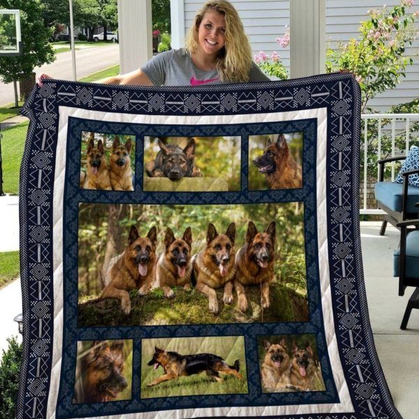 German Shepherd Qui28005 3D Quilt Blanket HGM47