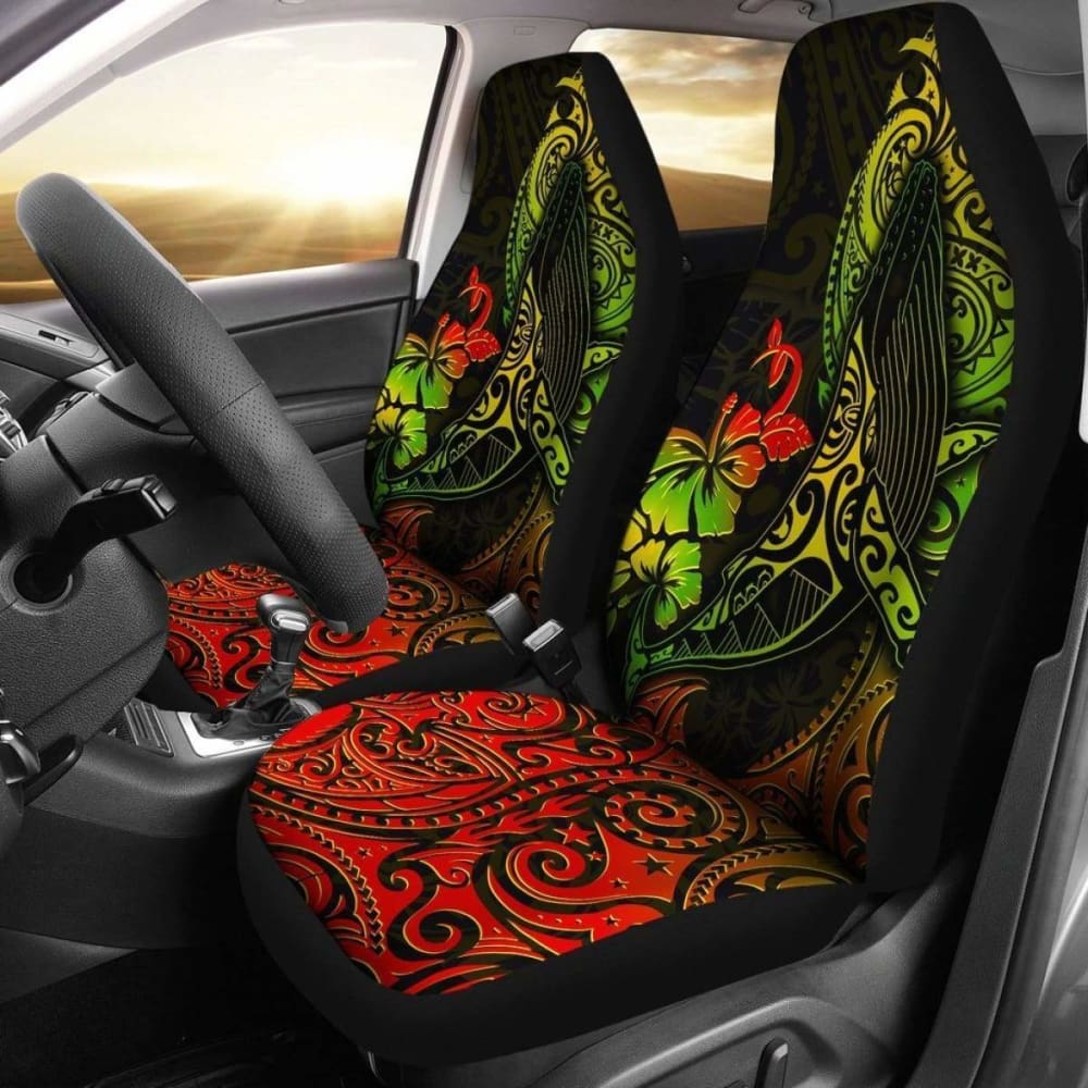 Hawaii Car Seat Covers – Polynesian Humpback Whale – 102802