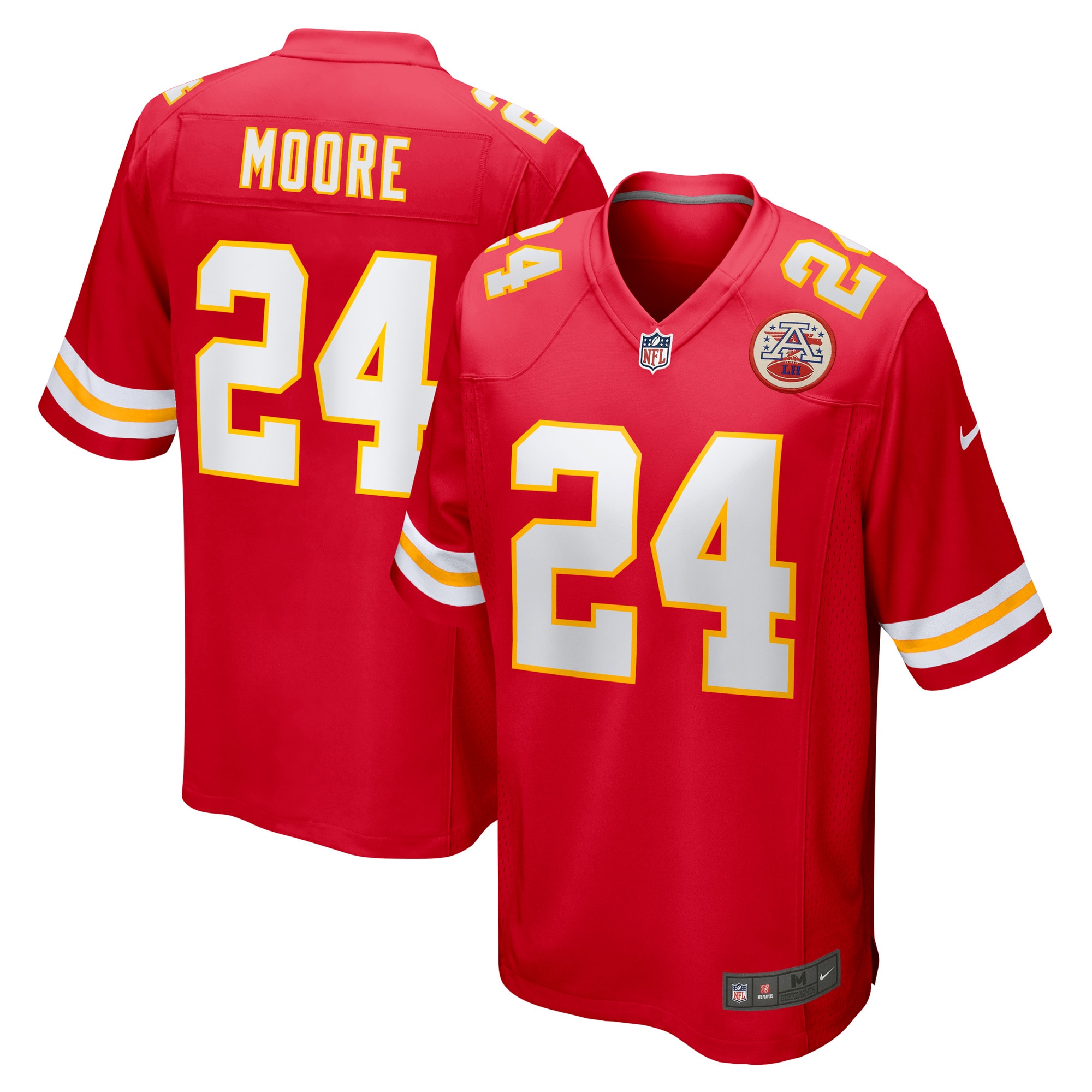 Skyy Moore Kansas City Chiefs Game Player Jersey – Red