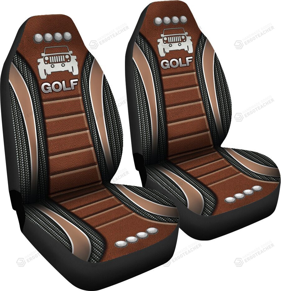 Jeep Golf Beige Brown Car Seat Covers