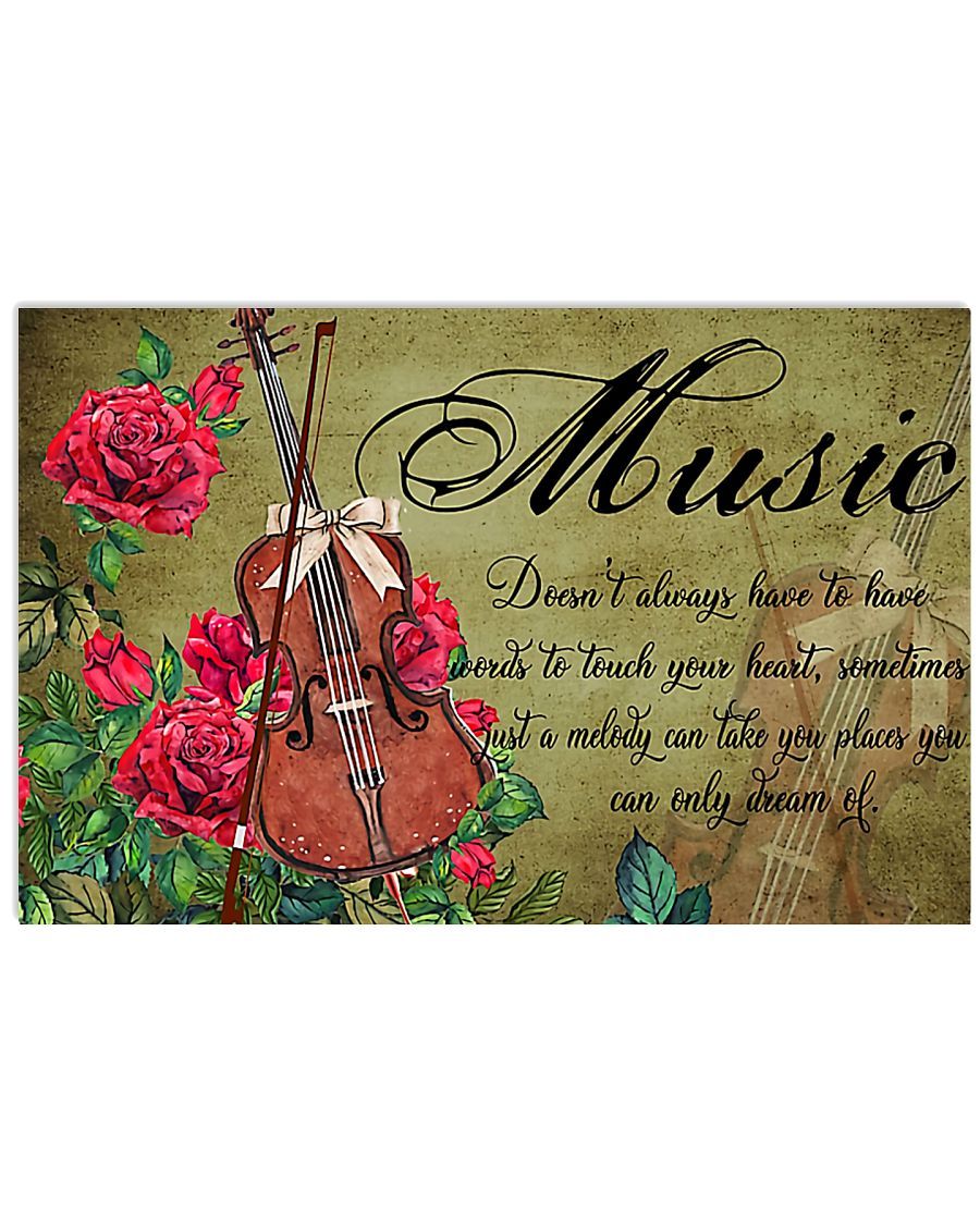 Cello – Music Horizontal Canvas And Poster | Wall Decor Visual Art