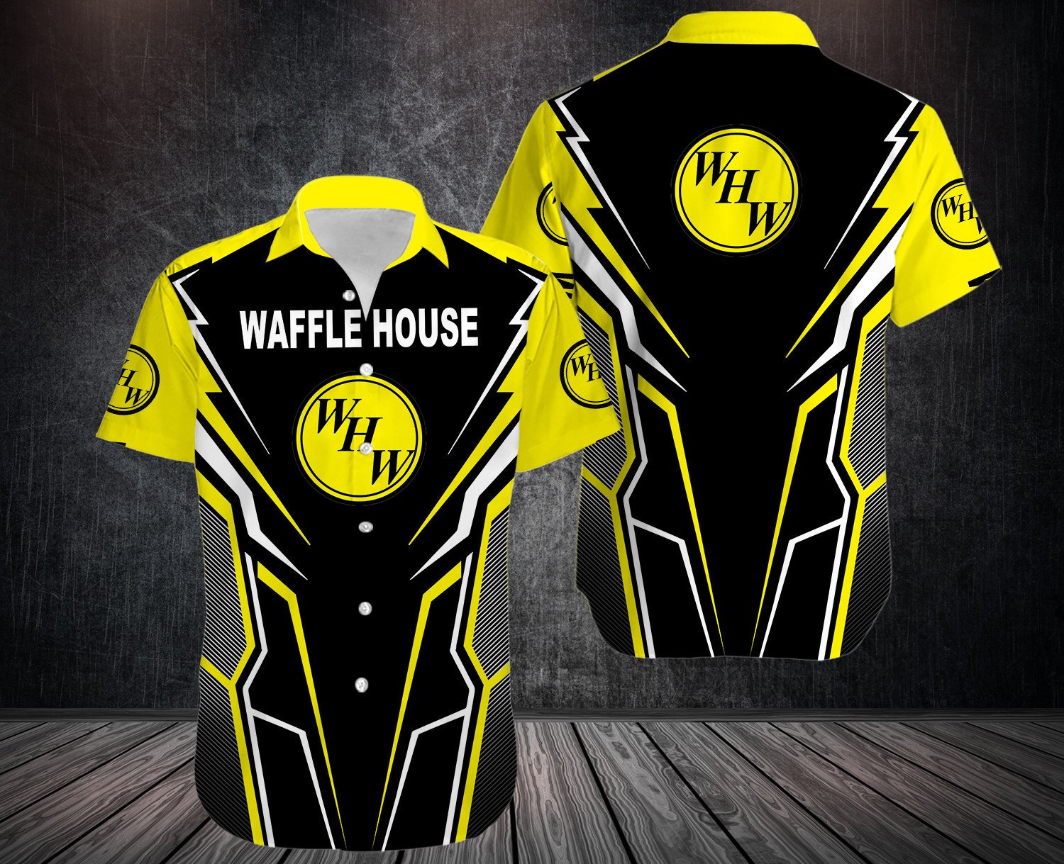 Waffle House Uniform All Over Print Apparel Hawaiian Hoodie Shirt Phtkh117