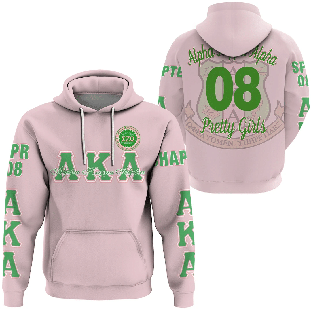 Africa Zone Hoodie – Alpha Kappa Alpha – Sigma Zeta Omega Chapter Pullover Hoodie A7