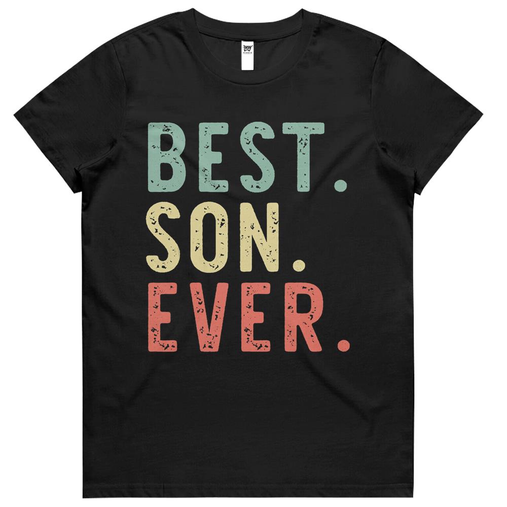 Best Son Ever Funny Cool Boy Vintage Womens Tshirts