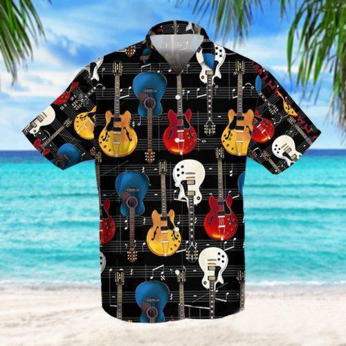 Guitar Hawaii Shirt Ha39878