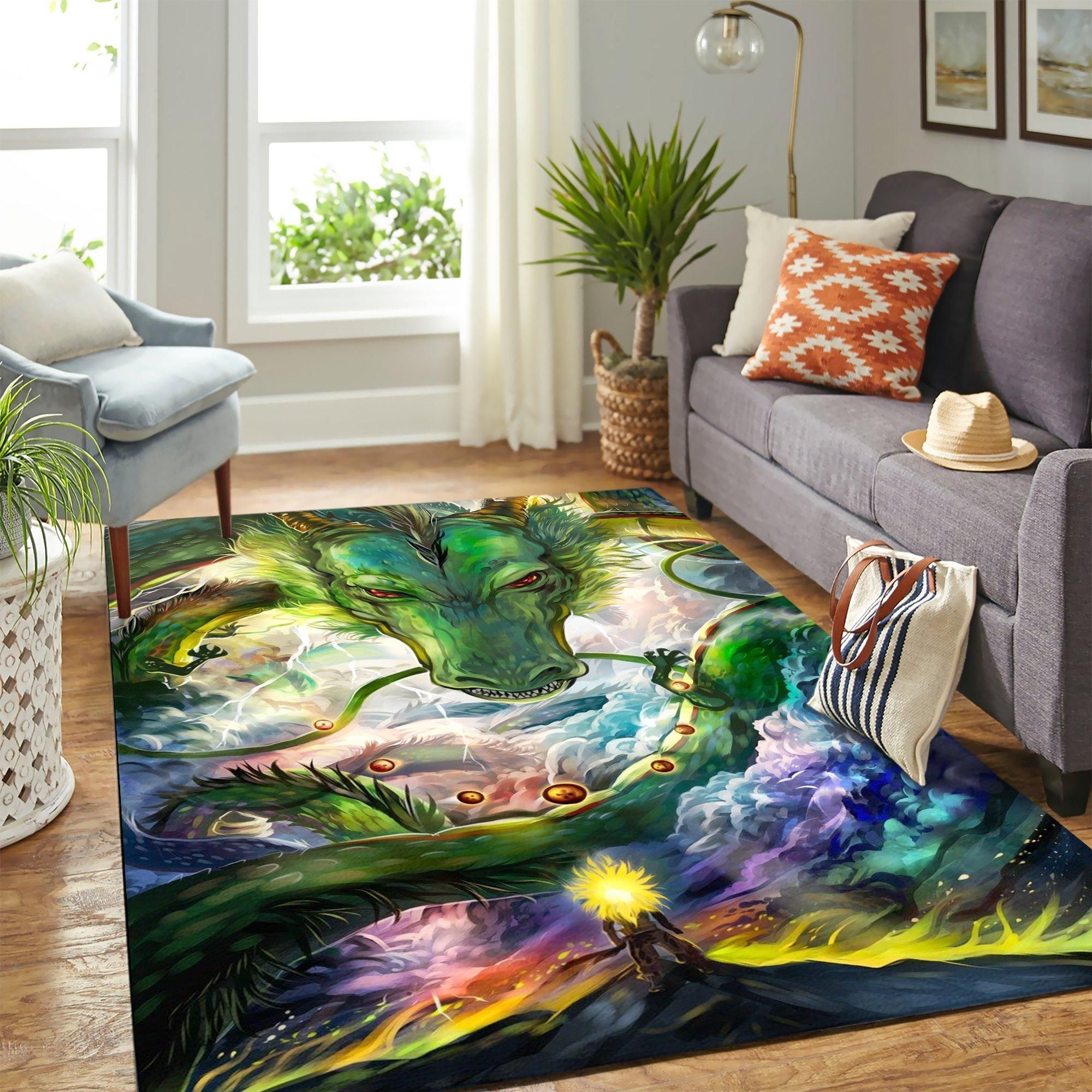 Dragon Ball Area Rug Geeky Carpet – Home Decor – Bedroom Living Room Décor