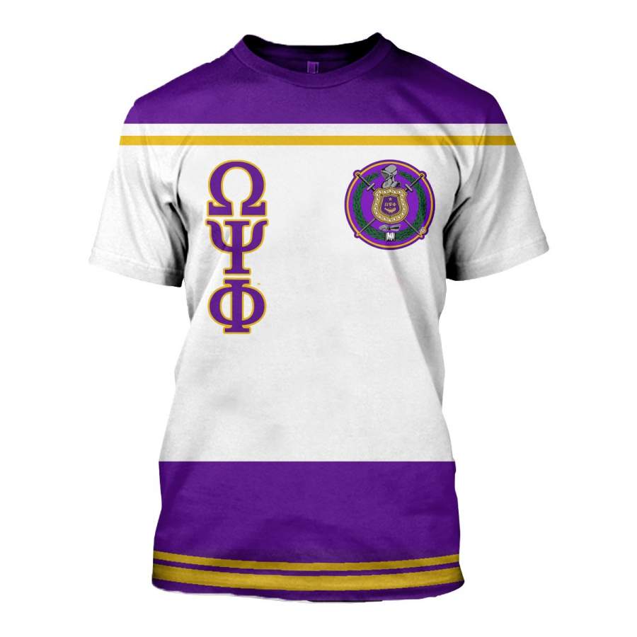 3D All Over Hoodie Omega Psi Phi 1772022