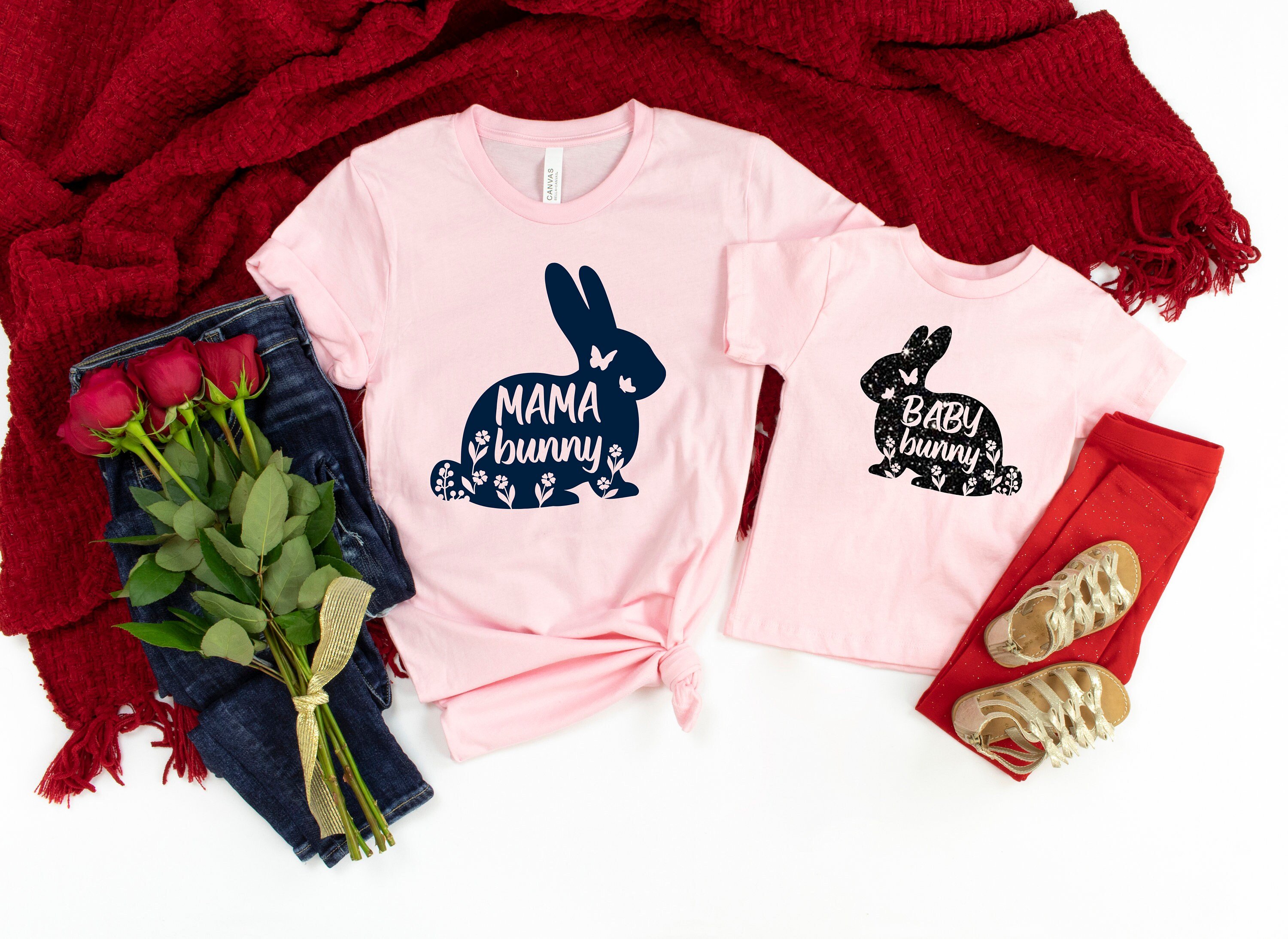 Mama Bunny Shirt, Mom Shirt, Mom Easter T-Shirt, Mom Bunny,Baby Mama Bunny Easter Shirt, Bunny Mommy Shirt, Easter Tee, Easter Party Outfit