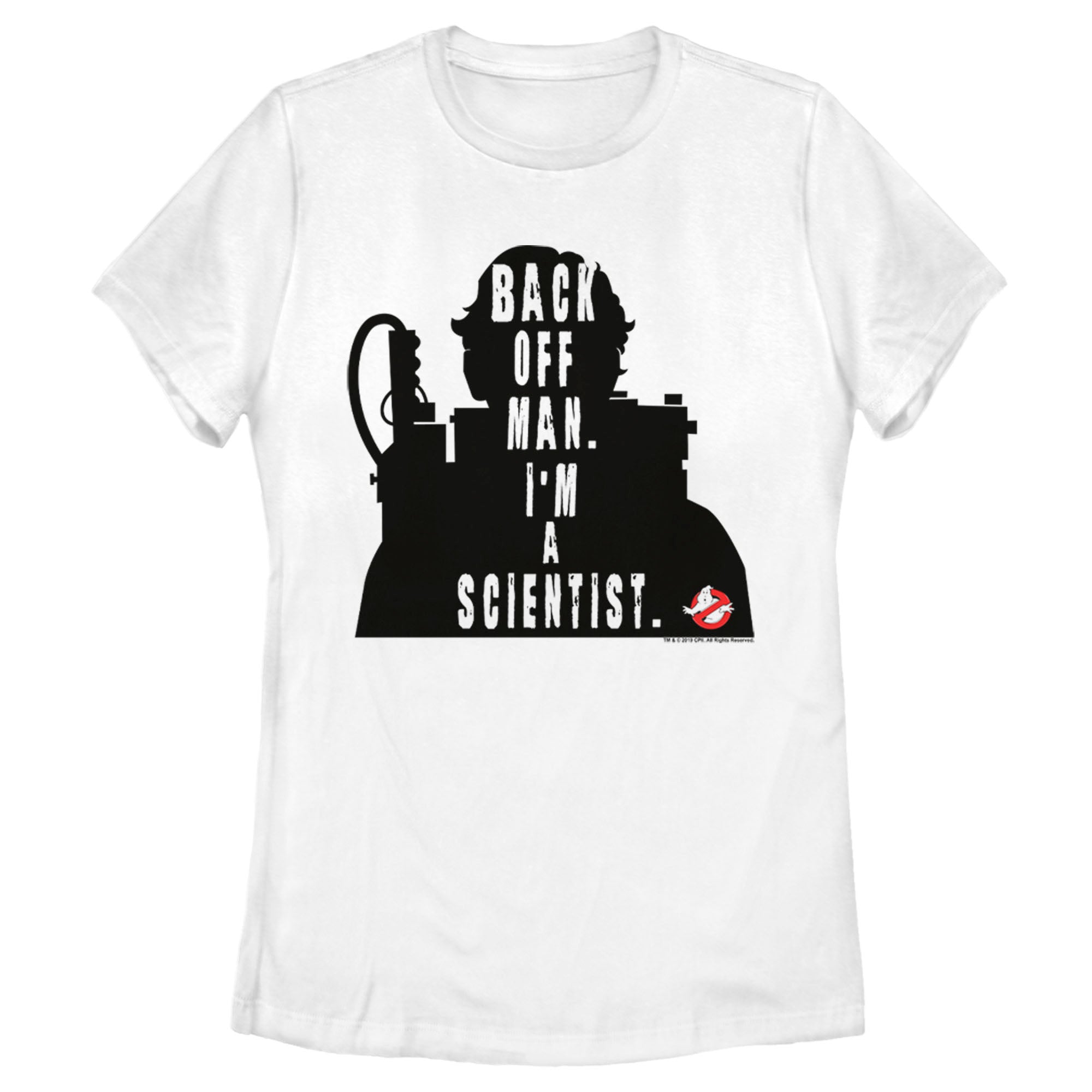 Women’S Ghostbusters Venkman Black Silhouette T-Shirt