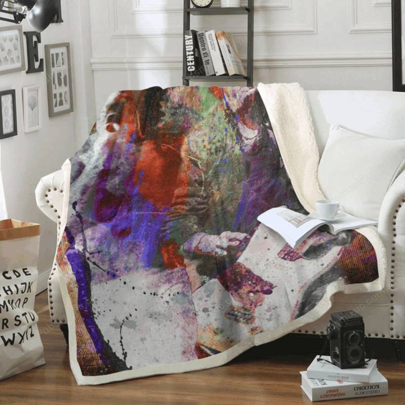 The Rolling Stones – Music Art For Fans Sherpa Fleece Blanket