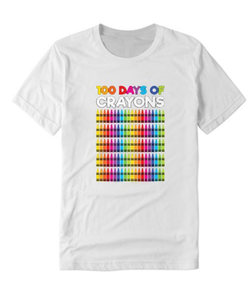 100 Days Of Crayons RS T Shirt