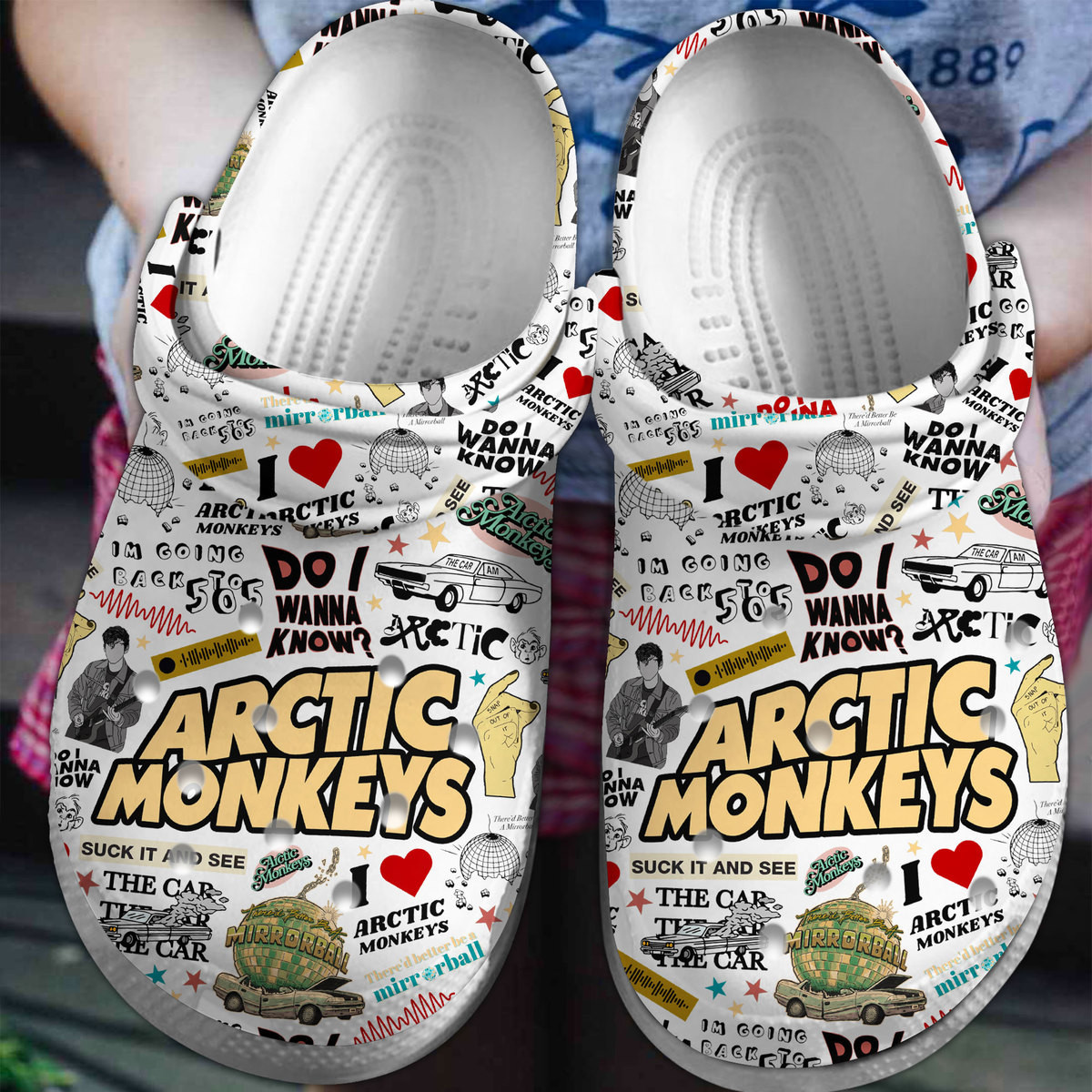 Arctic Monkeys Music Crocs Crocband Clogs Shoes Comfortable For Men Women and Kids