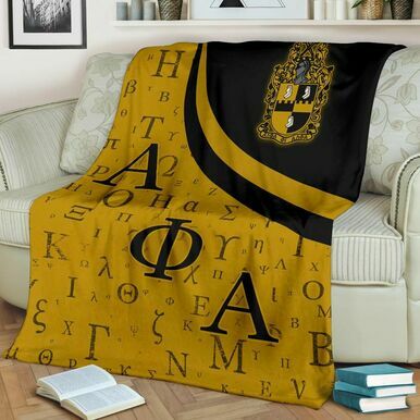 Alpha Phi Alpha Blanket – Fraternity Greek Alphabet Symbols Blanket