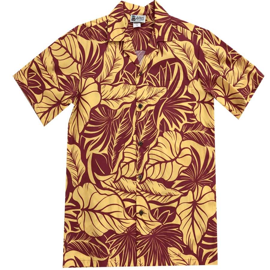 Island Monarchy Yellow Hawaii Shirt Ha12069