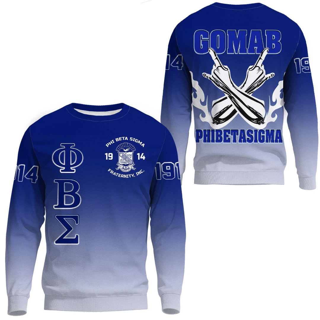 Fraternity Sweatshirt – Phi Beta Sigma Gradient Sweatshirts