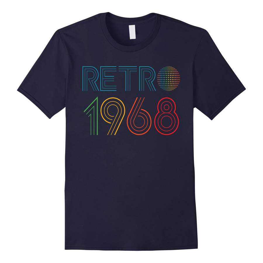 1968 Retro 50th Birthday Anniversary Gift Vintage T shirt