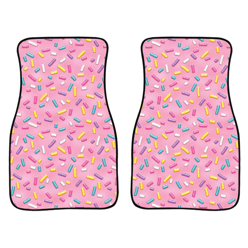 Cute Candy Pattern Print Front Car Floor Mats