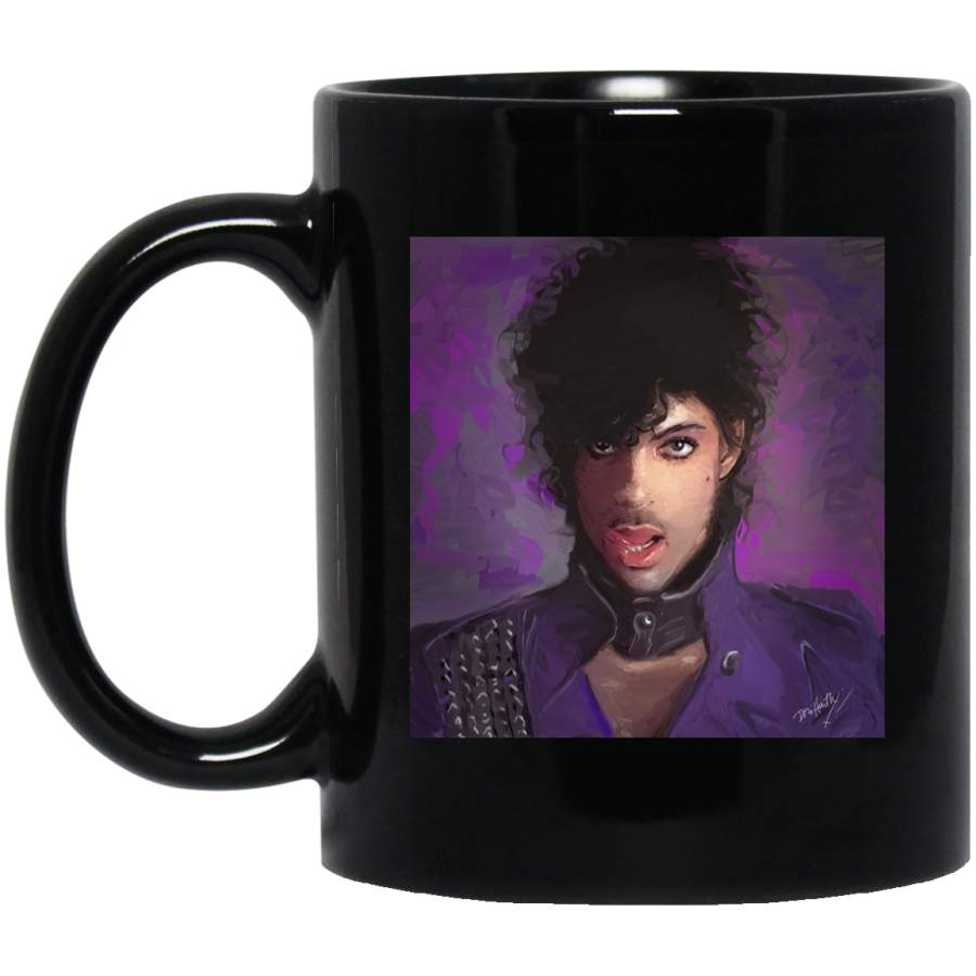 Prince Design Vintage Black Mug