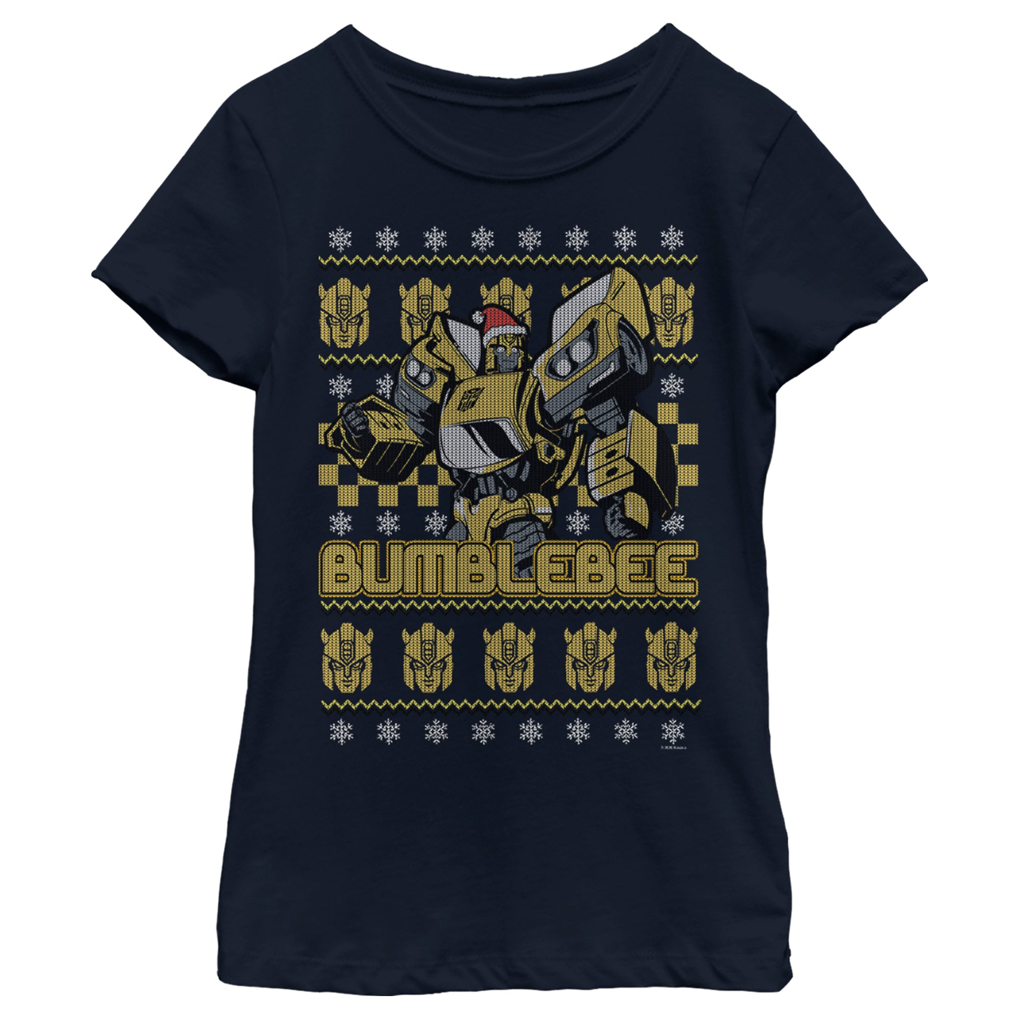 Transformers Women’S Bumblebee Ugly Xmas  T-Shirt