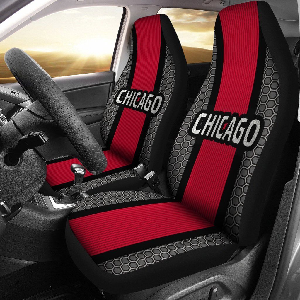 Chicago Blackhawks Inspired Sportstripe Seat Covers