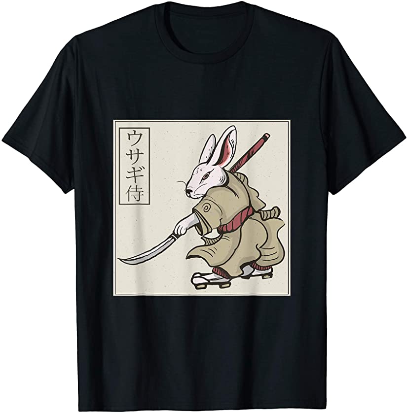 Retro Rabbit Samurai T-Shirt