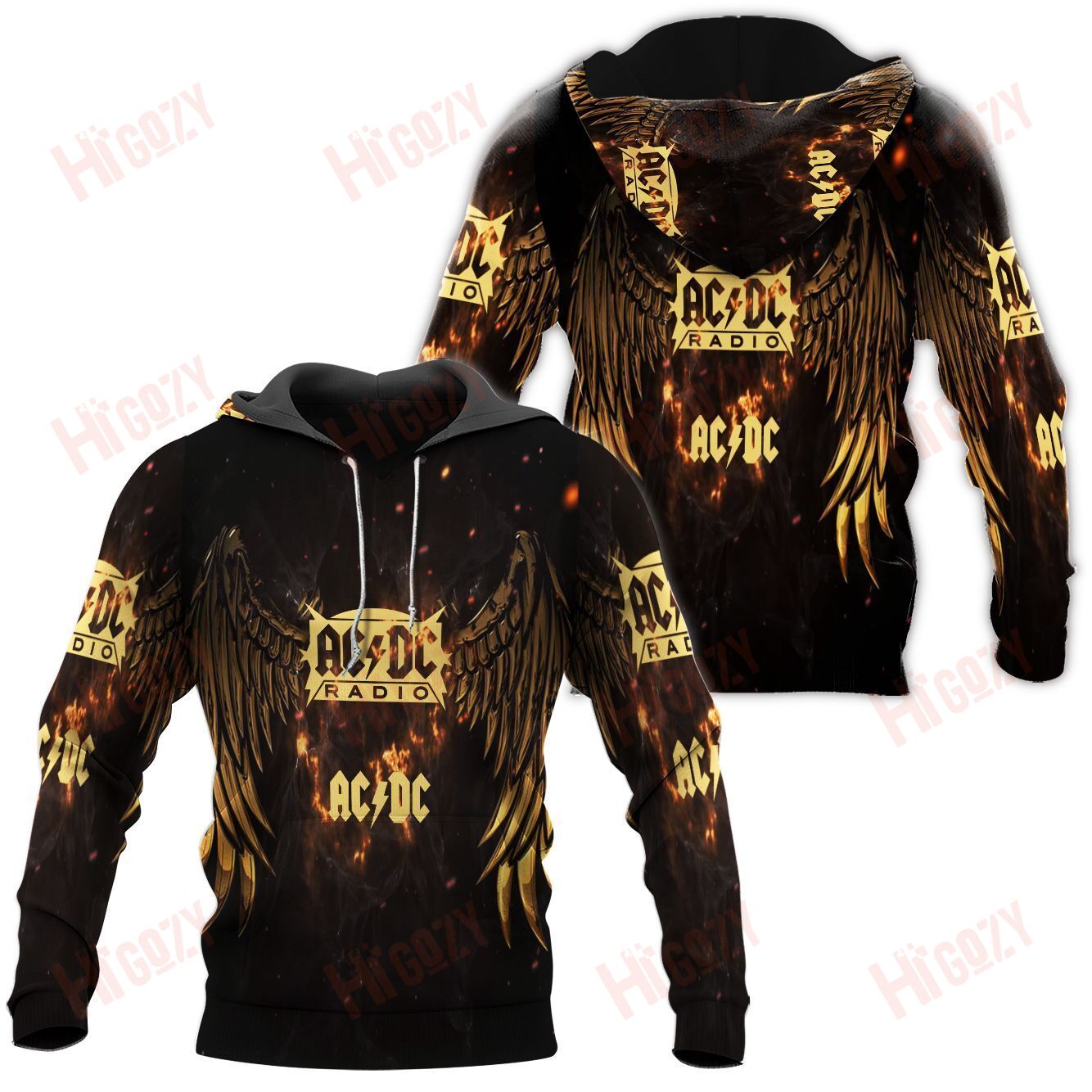 Ac/Dc Hoodie 3D – V053