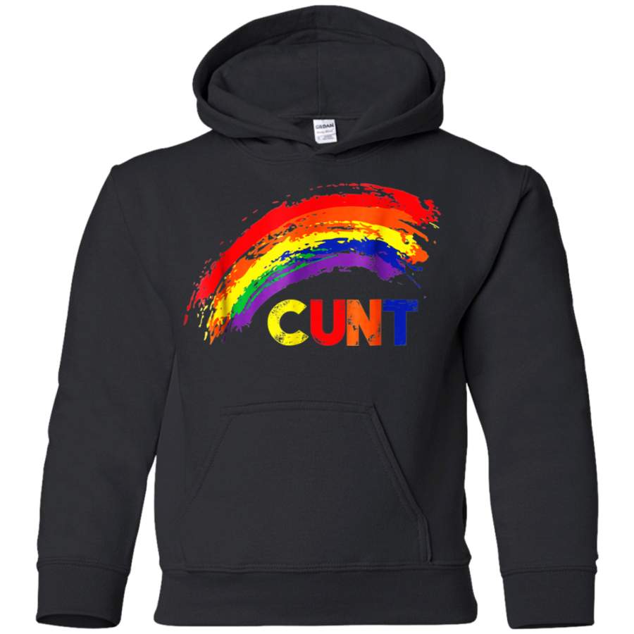 AGR Profanity Shirts Cunt Rainbow Tees Cuss Swear Shirt youth hoodie