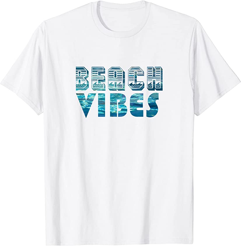 Beach Vibes Funny Beach summer vacation vintage 70s 80s T-Shirt