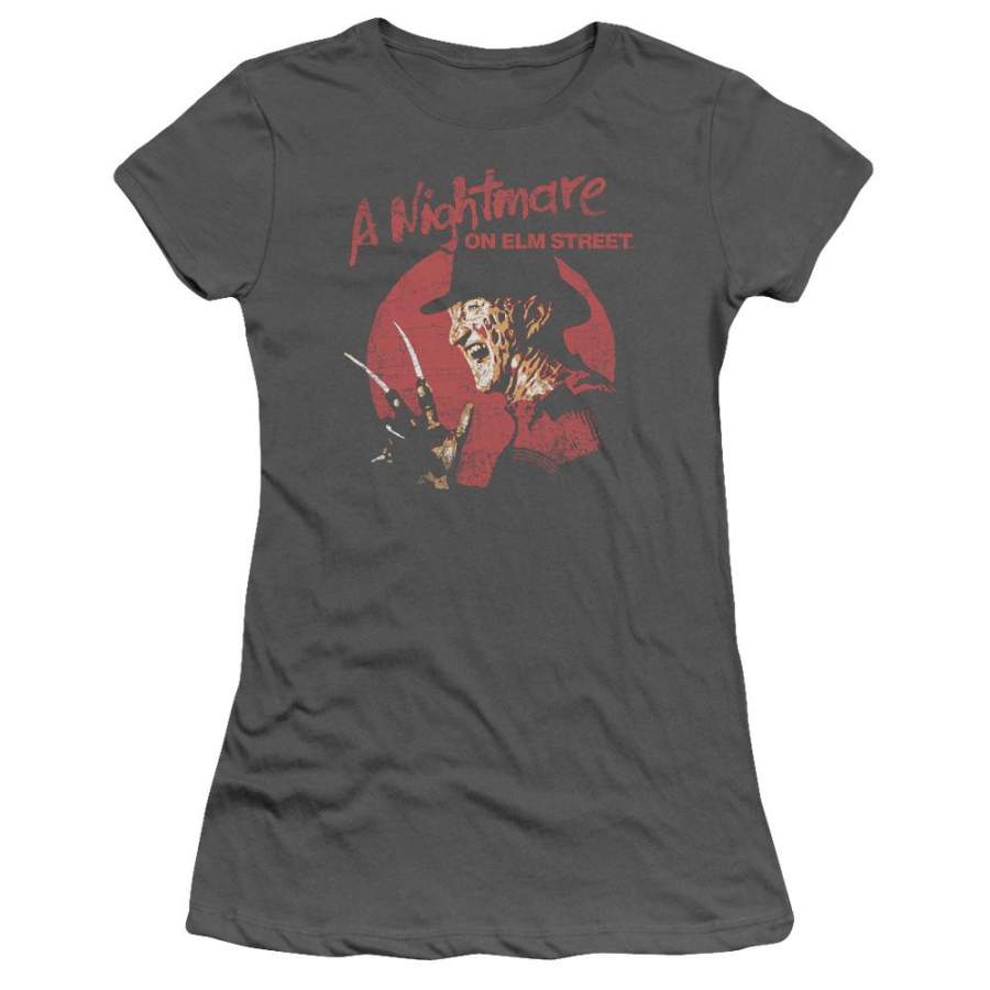 A Nightmare on Elm Street Freddy Circle Juniors T-Shirt