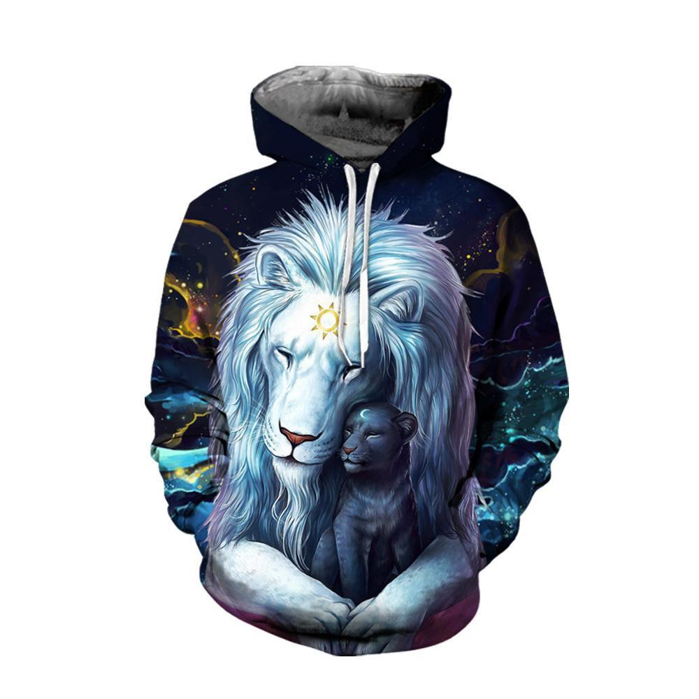 3D All Over Printed Lion and Son Clothes