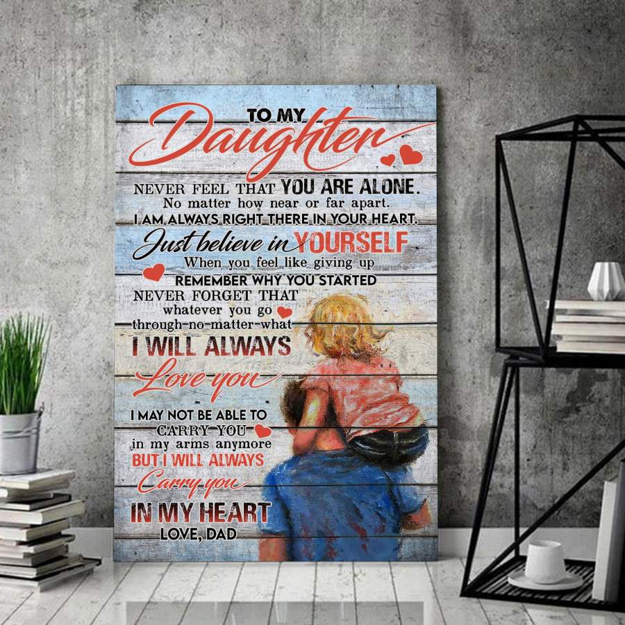 GNN2112 - Family - To my Daughter - Poster - Poster Art Design