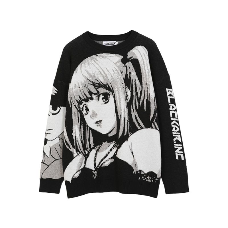 Streetwear Harajuku Winter Clothes Women Sweaters Y2K Oversized Long Sleeve Tops Gothic Fashion Baggy Pullover Knitted Sweaters alx