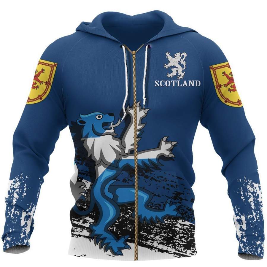 Rampant Lion of The Royal Arms of Scotland Hoodie NNK 1500