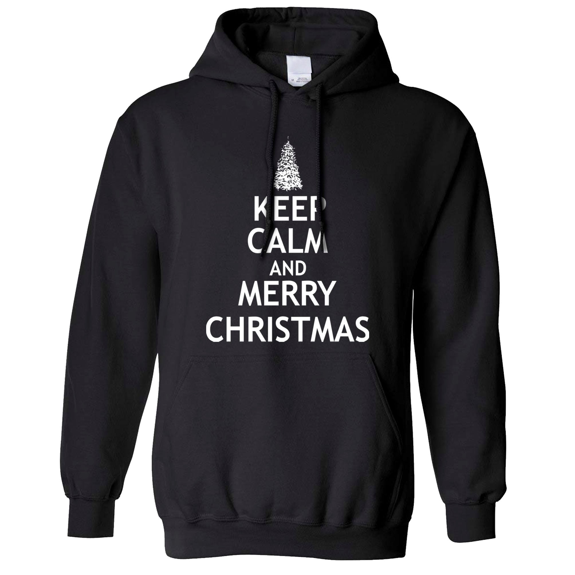 Christmas Hoodie Keep Calm And Merry Xmas