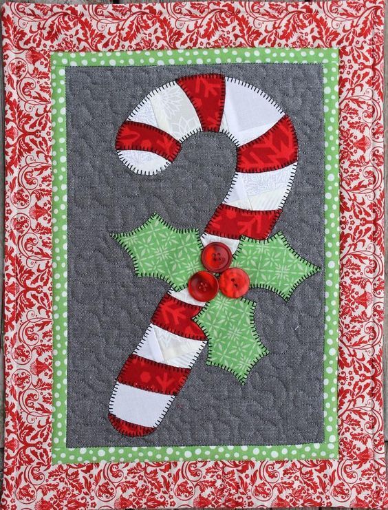 Christmas Candy Cane Quilt Ciwra