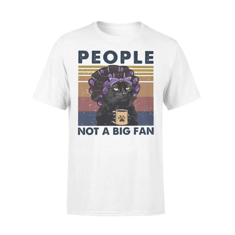 People Not A Big Fan Cat Lady Vintage T-shirt