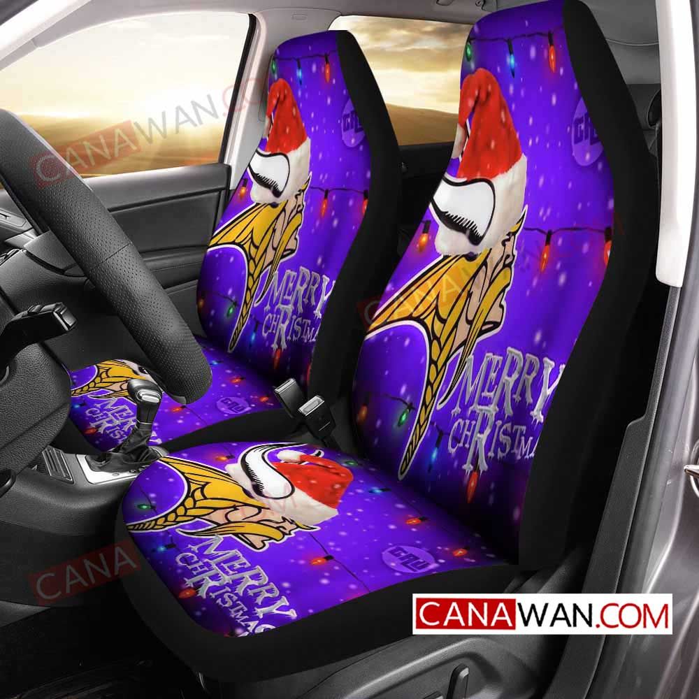 Minnesota Vikings Style49 3D Customized Personalized Car Seat Cover